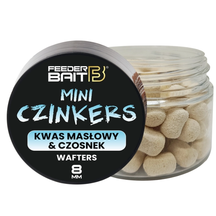 MINI CZINKERS WAFTERS 8MM KWAS MASŁOWY &CZOSNEK OPK/12SZT